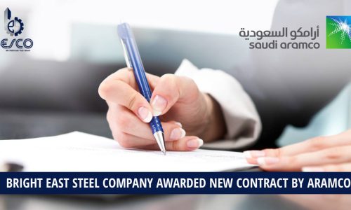 Bright East Steel Company has signed a new contract with Saudi Aramco